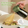 image:imageYARRAMATE 16oz470ml LightBlocking Dark Oil Sprayer for Cooking 2 in 1 Olive Oil Dispenser Bottle for KitchenDark Green Glass Oil Bottle FoodGrade Oil Mister for Air Fryer BBQ LotusRootPink06OliveGreen
