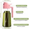image:imageYARRAMATE 16oz470ml LightBlocking Dark Oil Sprayer for Cooking 2 in 1 Olive Oil Dispenser Bottle for KitchenDark Green Glass Oil Bottle FoodGrade Oil Mister for Air Fryer BBQ LotusRootPink162Pcs BlackPink