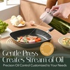 image:imageYARRAMATE 16oz470ml LightBlocking Dark Oil Sprayer for Cooking 2 in 1 Olive Oil Dispenser Bottle for KitchenDark Green Glass Oil Bottle FoodGrade Oil Mister for Air Fryer BBQ LotusRootPink13LotusRootPink