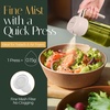 image:imageYARRAMATE 16oz470ml LightBlocking Dark Oil Sprayer for Cooking 2 in 1 Olive Oil Dispenser Bottle for KitchenDark Green Glass Oil Bottle FoodGrade Oil Mister for Air Fryer BBQ LotusRootPink13LotusRootPink