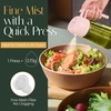 image:imageYARRAMATE 16oz470ml LightBlocking Dark Oil Sprayer for Cooking 2 in 1 Olive Oil Dispenser Bottle for KitchenDark Green Glass Oil Bottle FoodGrade Oil Mister for Air Fryer BBQ LotusRootPink12PeachPink