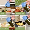 image:imageYARRAMATE 16oz470ml LightBlocking Dark Oil Sprayer for Cooking 2 in 1 Olive Oil Dispenser Bottle for KitchenDark Green Glass Oil Bottle FoodGrade Oil Mister for Air Fryer BBQ LotusRootPink08SkyBlue