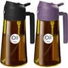 2Pcs Black&Purple